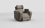 Adstock Power Recliner Chair with Power Head Tilt, Lumbar, Massage, Audio, Heat & LED Lights