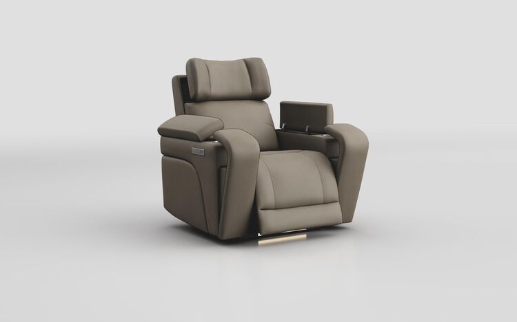 Adstock Power Recliner Chair with Power Head Tilt, Lumbar, Massage, Audio, Heat & LED Lights | Adstock Sofa Range | ScS