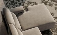 Poggio 3 Seater Power Recliner Left Hand Facing Sliding Chaise with Power Head Tilt