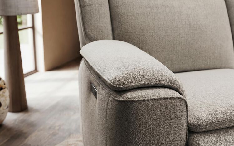 Pianello 3 Corner 1 Power Recliner Sofa with Console & Power Head Tilt | Pianello Sofa Range | ScS