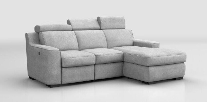 Crostolo 4 Seater Right Hand Facing Power Recliner Sofa