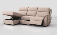 Sogliano 3 Seater Power Recliner Sofa With Drawer & Left Hand Facing Storage Chaise | Sogliano Sofa Range | ScS