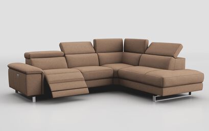 Viserba 3 Corner 2 with Left Hand Facing Power Recliner, Right Hand Facing Chaise & Manual Head Tilt | Viserba Sofa Range | ScS