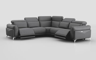 Gattolino 2 Corner 2 Power Sofa with Manual Head Tilt | Gattolino Sofa Range | ScS