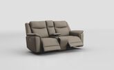 Savio 2 Seater Power Recliner Sofa with Console