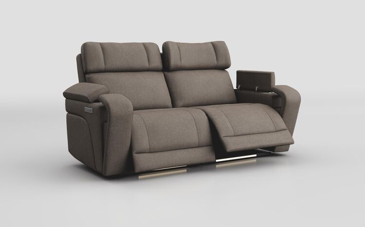 Adstock 3 Seater Power Recliner Sofa with Power Head Tilt, Lumbar, Massage, Audio, Heat & LED Lights | Adstock Sofa Range | ScS