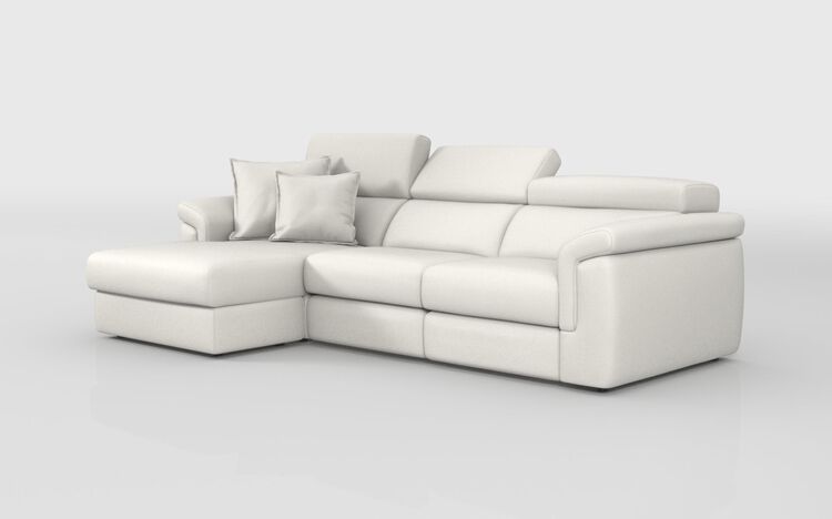 Taviano Large 3 Seater Sofa with Sliding Seats and Left Hand Facing Lounger | Taviano Sofa Range | ScS