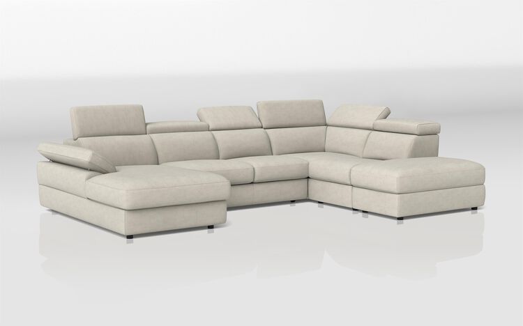 Quercioli 2 Corner 2 with Left Hand Facing Sofa Bed & Right Hand Facing Open End | Quercioli Sofa Range | ScS