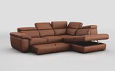Bagnara 2 Corner 1 Right Hand Facing Storage Chaise with Sliding Footrest & Manual Head Tilt