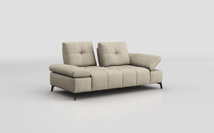 Linaro 2 Seater Sofa with Power Sliding Backrest & Adjustable Arms | Linaro Sofa Range | ScS