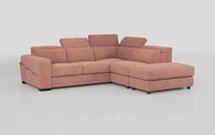 Melizzano 2 Corner 2 Sofa with Sliding Footrest, Right Hand Facing Chaise with Pockets & Ottoman | Melizzano Sofa Range | ScS