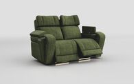 Adstock 2 Seater Power Recliner Sofa with Power Head Tilt, Lumbar, Massage, Audio, Heat & LED Lights | Adstock Sofa Range | ScS