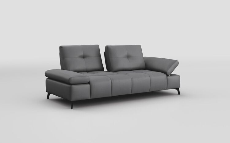 Linaro 3 Seater Sofa with Power Sliding Backrest & Adjustable Arms | Linaro Sofa Range | ScS