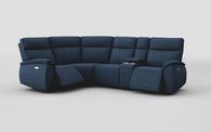 Solara 1 Corner 2 Power with Regular Storage Console | Solara Sofa Range | ScS
