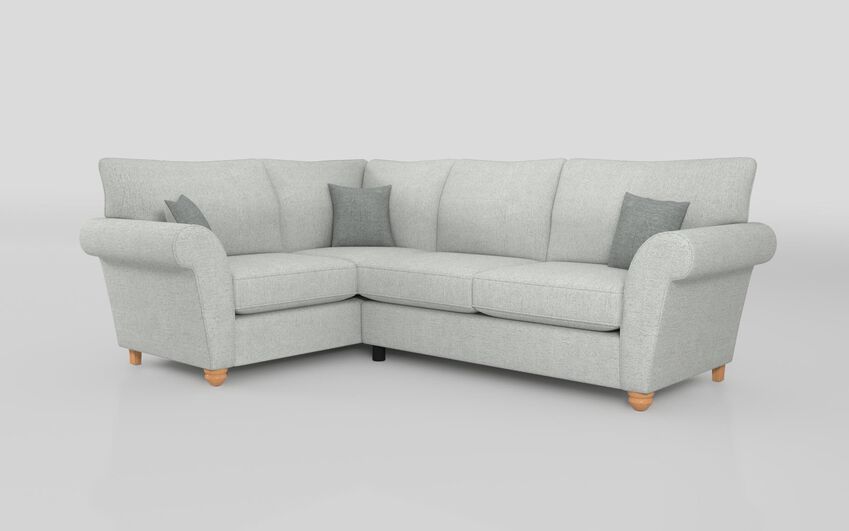 Aurora Fabric 1 Corner 2 Standard Back Sofa