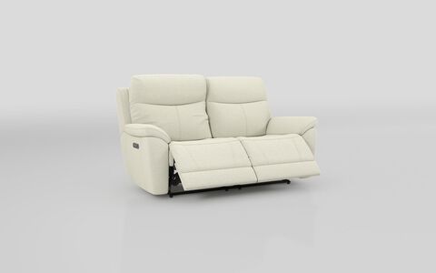 Brown Fabric Eldwick 3 Seater Power Recliner Sofa with Head Tilt & Lumbar