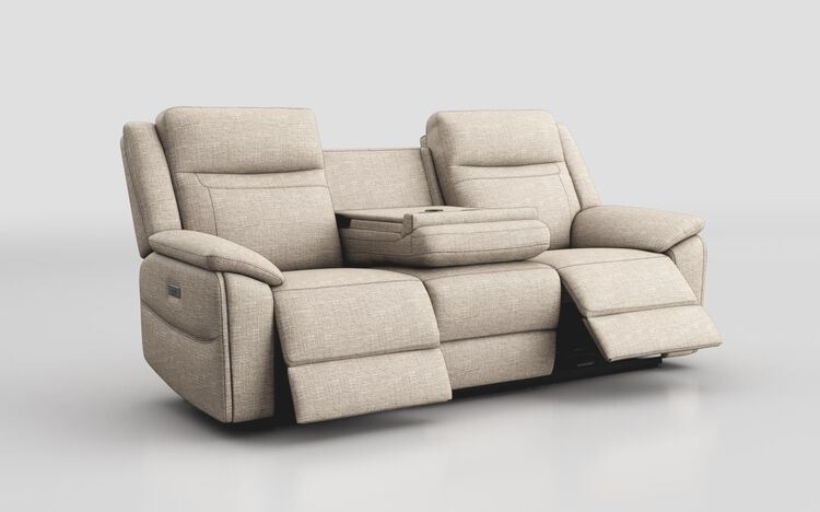 Poggiolo 3 Seater Power Recliner Sofa with Table  | Poggiolo Sofa Range | ScS