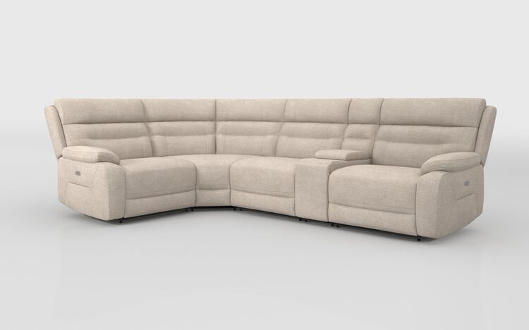 Fenton 1 Corner 3 Power Recliner Sofa with Console | Fenton Sofa Range | ScS