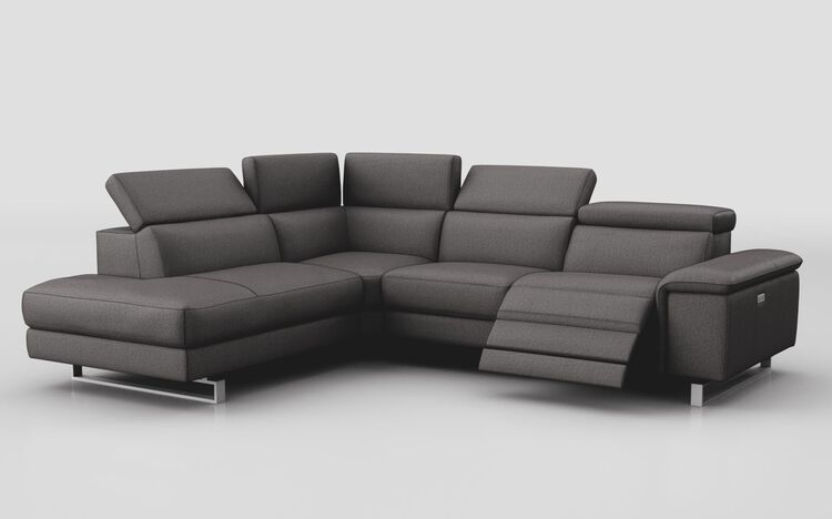 Viserba 2 Corner 3 with Right Hand Facing Power Recliner, Left Hand Facing Chaise & Manual Head Tilt | Viserba Sofa Range | ScS