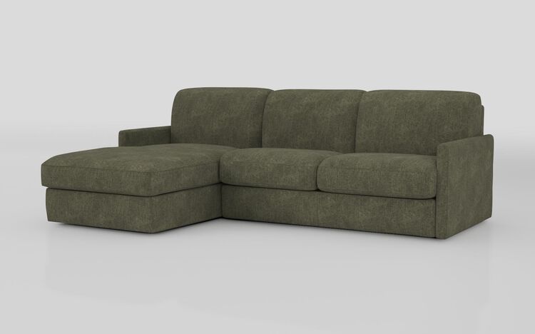 Barete Slim Arm 4 Seater Sofa Bed with Left Hand Facing Large Lounger | Barete Sofa Range | ScS