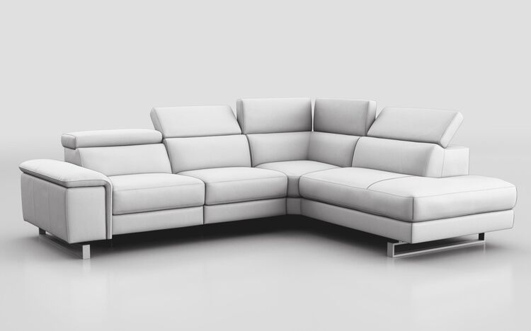 Viserba 3 Corner 2 Sofa with Right Hand Facing Chaise & Manual Head Tilt | Viserba Sofa Range | ScS