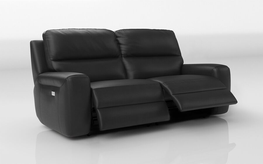 1 Grey Lugo 3 Seater Power Recliner