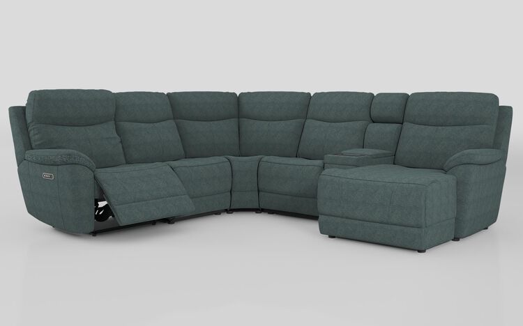 Eldwick 3 Corner 3 Left Hand Facing Power Right Hand Facing Console & Chaise Sofa with Head Tilt & L | Eldwick Sofa Range | ScS