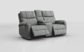 Calisese 2 Seater Power Recliner Sofa with Console
