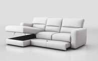 Tredozio 4 Seater Sofa with Sliding Footrest & Left Hand Facing Storage Lounger | Tredozio Sofa Range | ScS