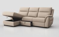 Sogliano 3 Seater Sofa With Drawer & Left Hand Facing Storage Chaise | Sogliano Sofa Range | ScS