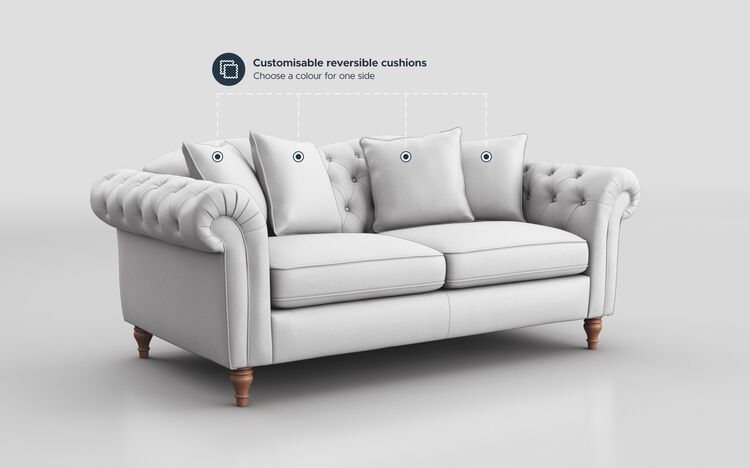 Regina Leather 3 Seater Sofa | Regina Sofa Range | ScS