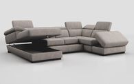 Norbello Corner Sofa Bed with Right Hand Facing Chaise and Left Hand Facing Storage Lounger and Otto | Norbello Sofa Range | ScS
