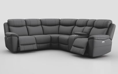 Tiglio 2 Corner 2 Power Recliner Right Hand Facing Console | Tiglio Sofa Range | ScS