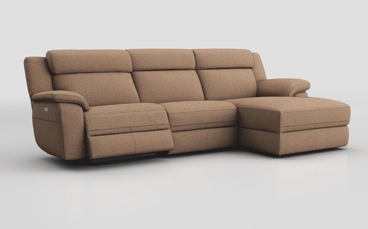 Sarsina 3 Seater Sofa Left Hand Facing Power & Right Hand Facing Lounger with Head Tilt | Sarsina Sofa Range | ScS