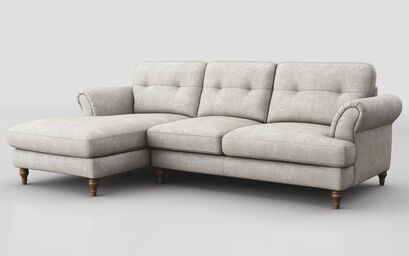 Selvapiana Large 3 Seater Sofa with Left Hand Facing Lounger | Selvapiana Sofa Range | ScS