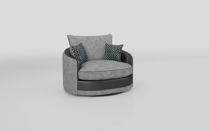 Kadie Fabric Large Twister Chair