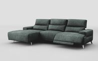 Poggio 3 Seater Power Recliner Left Hand Facing Sliding Chaise with Power Head Tilt | Poggio Sofa Range | ScS