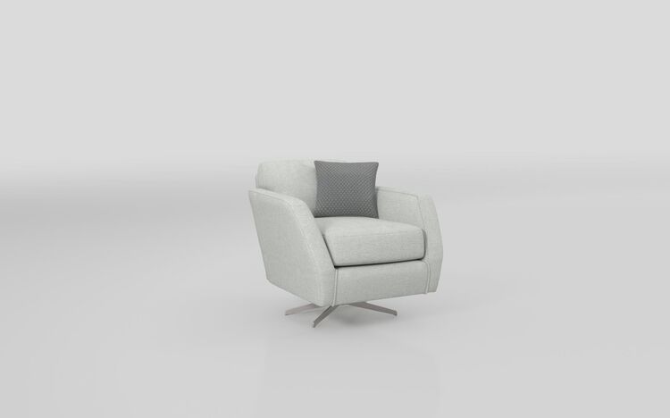 Aurora Fabric Plain Low Swivel Chair | Aurora Sofa Range | ScS