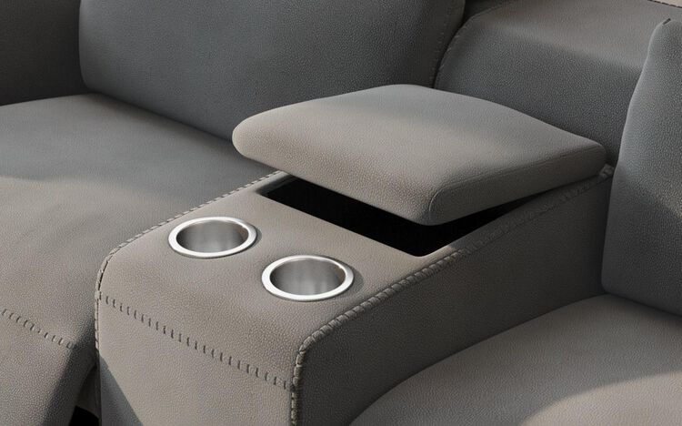 Gattolino 2 Corner 2 Power Recliner Sofa with Manual Headrests & Console | Gattolino Sofa Range | ScS