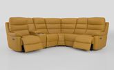 Ossett 2 Corner 2 Power Sofa with Left Hand Facing Console & Head Tilt