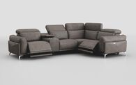 Gattolino 2 Corner 1 Power Recliner Sofa with Manual Head Tilt & Console | Gattolino Sofa Range | ScS
