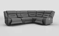 Massari 3 Corner 1 Power Recliner Sofa with Console & Power Head Tilt | Massari Sofa Range | ScS