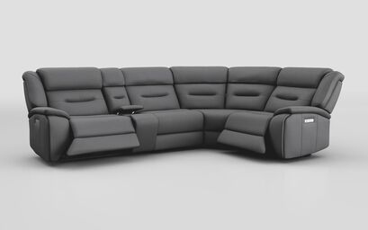 Massari 3 Corner 1 Power Recliner Sofa with Console & Power Head Tilt | Massari Sofa Range | ScS