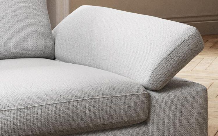 Savazza 4 Seater Sofa with Adjustable Back Rest Left Hand Facing Lounger | Savazza Sofa Range | ScS