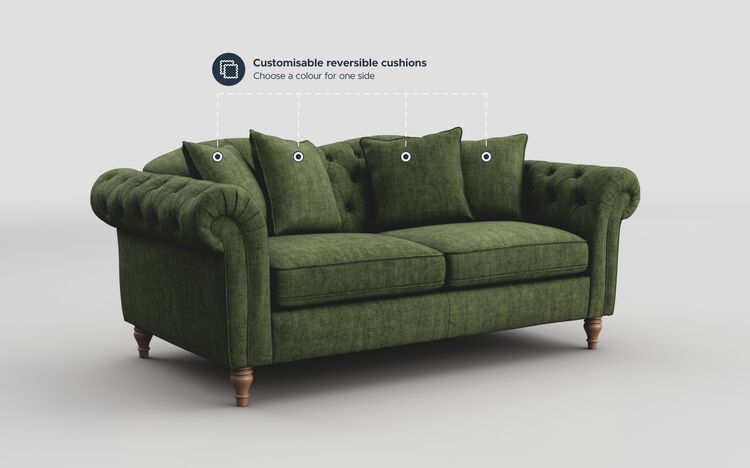 Regina Fabric 3 Seater Sofa | Regina Sofa Range | ScS
