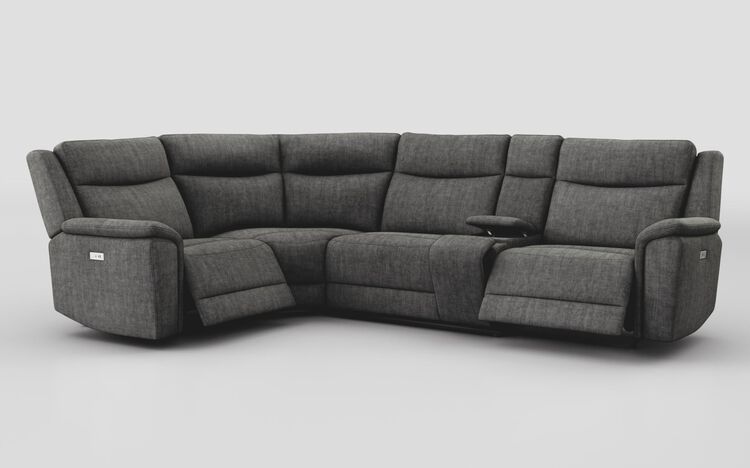 Savio 1 Corner 3 Power Recliner Sofa with Power Console | Savio Sofa Range | ScS