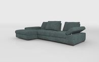 Savazza 4 Seater Sofa with Adjustable Back Rest Left Hand Facing Lounger | Savazza Sofa Range | ScS