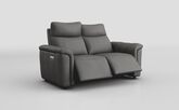 Zello 2 Seater Power Recliner Sofa with Head Tilt