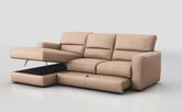 Tredozio 4 Seater Sofa with Sliding Footrest & Left Hand Facing Storage Lounger