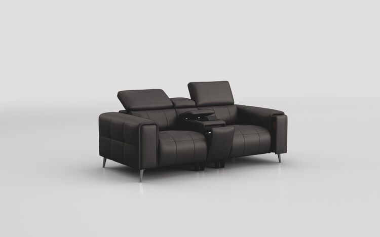 Casetti 2 Seater Sofa with Console & Manual Head Tilt | Casetti Sofa Range | ScS